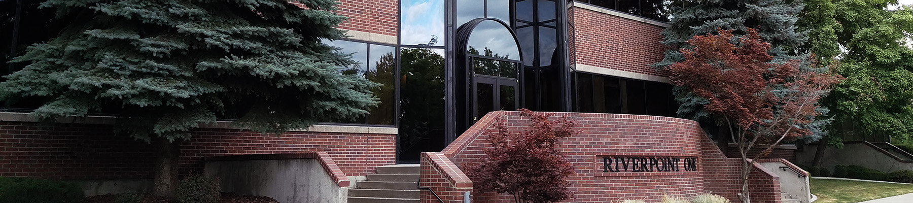 Riverpoint One Building Entrance - exterior shot