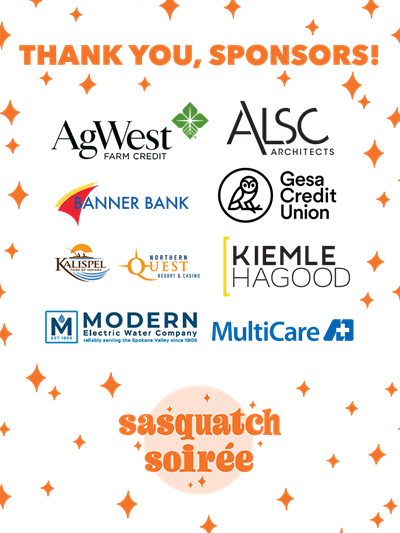 "thank you, sponsors" sponsor logo list with soiree logo