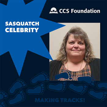 Rhonda in Sasquatch Celebrity border